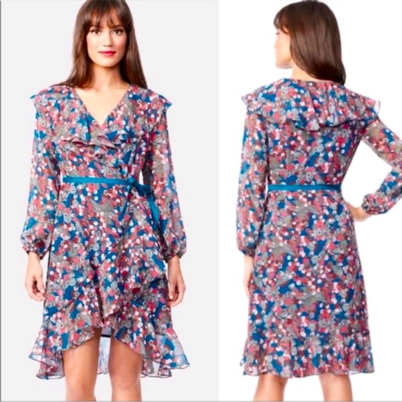 NWT Betsy Johnson Very Cherry Wrap Dress - Picture 2 of 16